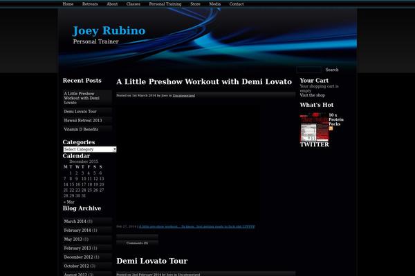 joeyrubino.com site used Blue_fusion