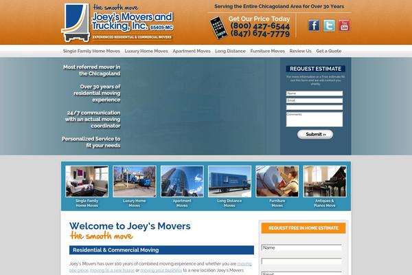 WordPress website example screenshot