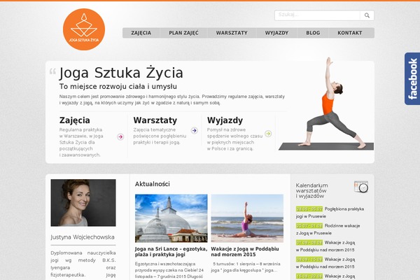 jogasztukazycia.pl site used Joga