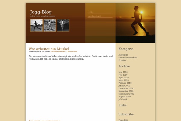 jogg-blog.de site used Running-blog