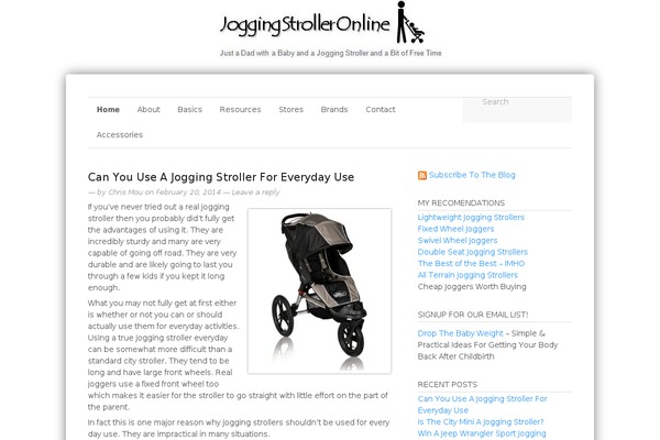 JC One Lite theme site design template sample