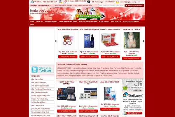 jogjabeauty.com site used IndoStore