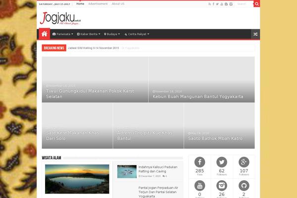 WordPress website example screenshot