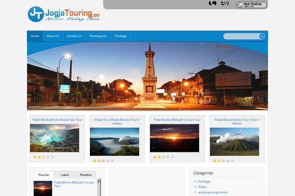 jogjatouring.com site used Jogjatourblue