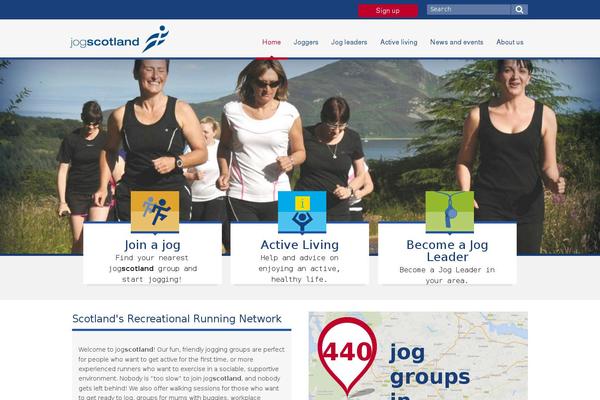 jogscotland.org.uk site used Jog