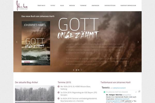 Hazel theme site design template sample