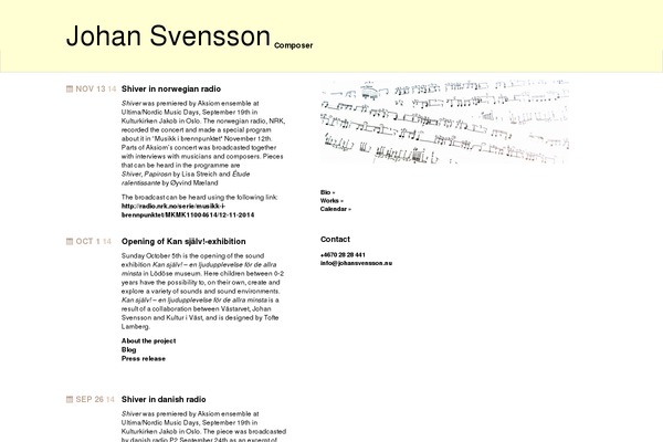 WordPress website example screenshot