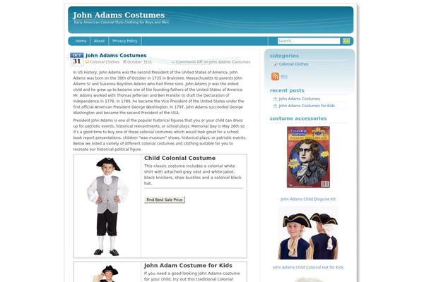 johnadamscostumes.com site used SthBlue