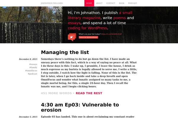 WordPress website example screenshot