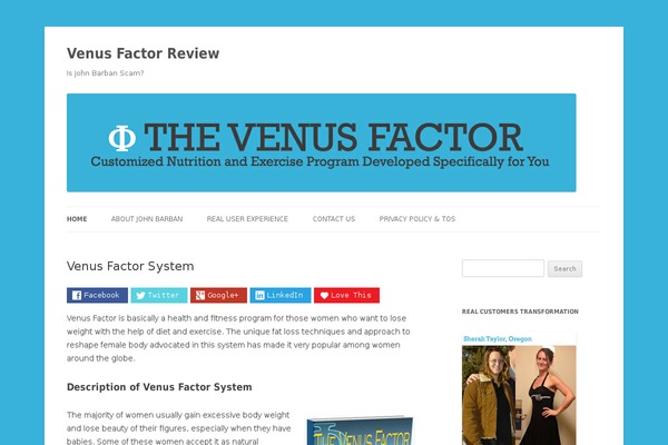 Twenty Twelve theme site design template sample
