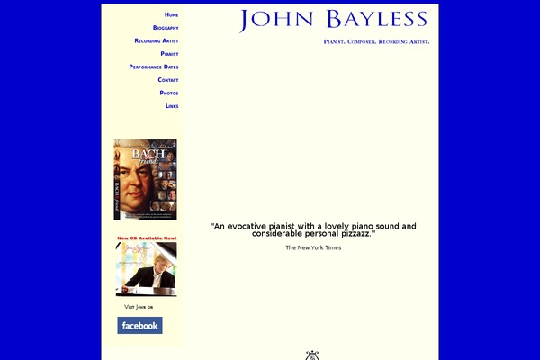 johnbayless.com site used Carolinetheme