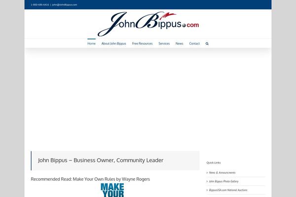 Avada theme site design template sample