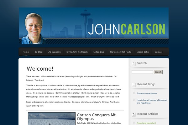 johncarlson.com site used Polished