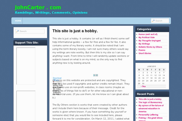 WordPress website example screenshot