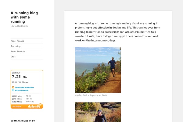 WordPress website example screenshot