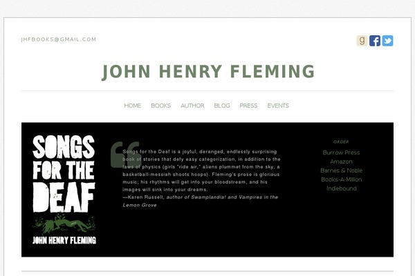 johnhenryfleming.com site used Jhfleming