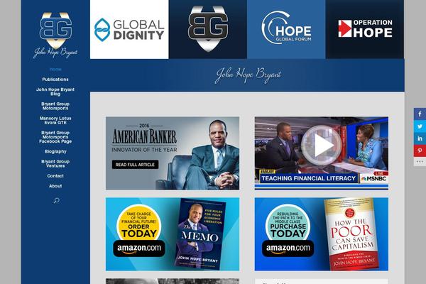 Divi theme site design template sample