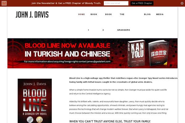 johnjdavis.com site used Bloodline