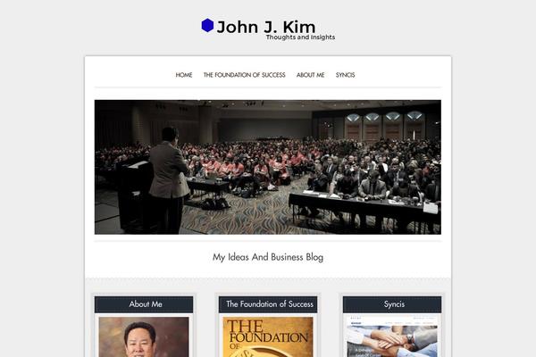 johnkimblog.com site used Gommerotheme