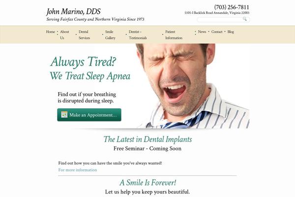 johnmarinodds.com site used Johnmarinodds