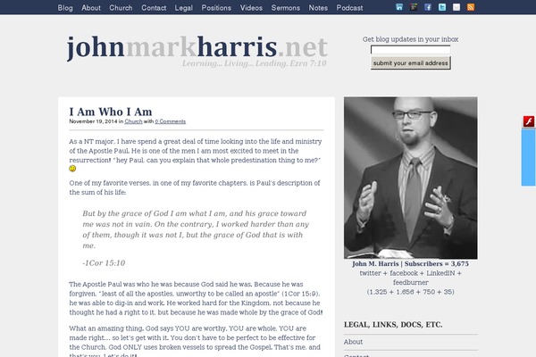 WordPress website example screenshot