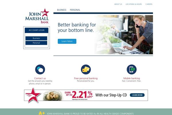 johnmarshallbank.com site used Johnmarshallbank
