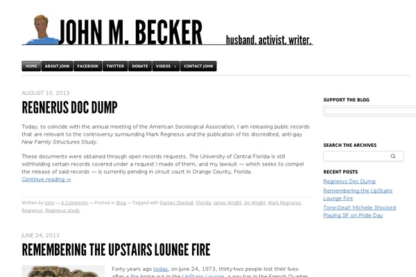 WordPress website example screenshot