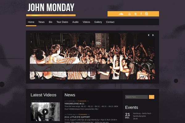 johnmondayband.com site used Monday