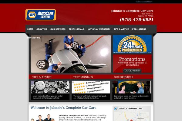 johnniescompletecarcare.com site used Carcareconnect