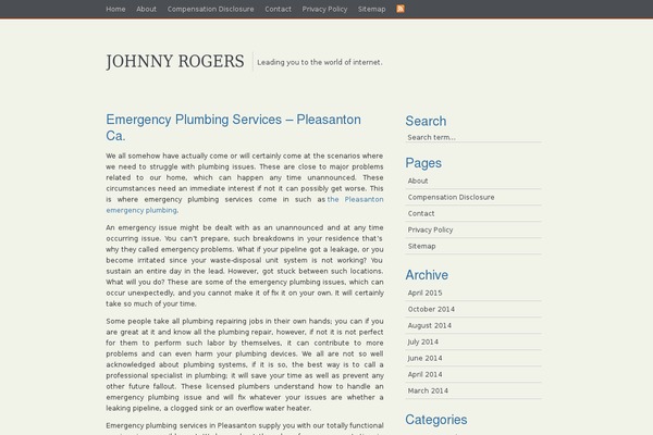 WordPress website example screenshot