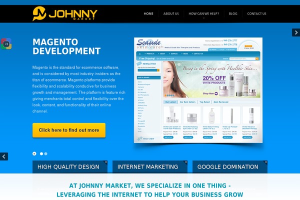 johnnymarket.com site used Johnnymarket