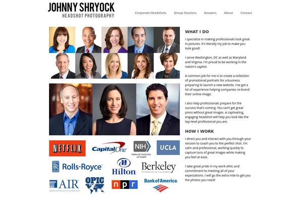 Photocrati theme site design template sample