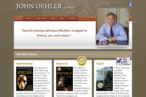 johnoehler.com site used Back-my-book