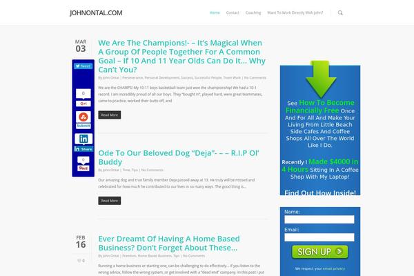 WordPress website example screenshot
