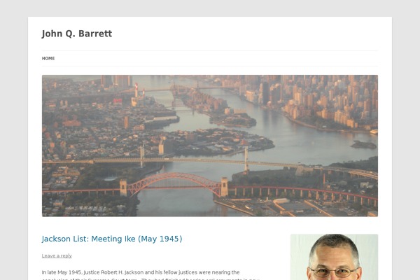 Twenty Twelve theme site design template sample