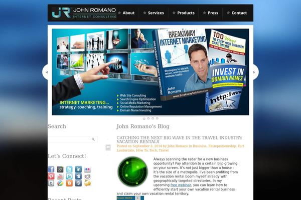 johnromano.com site used Theme05
