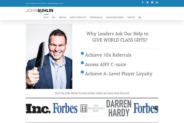 WordPress website example screenshot