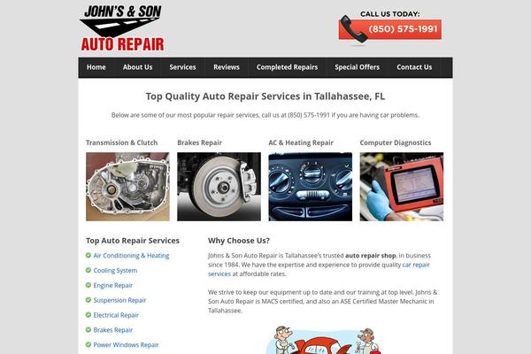 johnsandsonautorepair.com site used Kbstudio