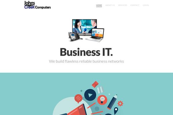 WordPress website example screenshot