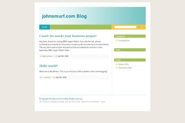 johnsmurf.com site used Blix