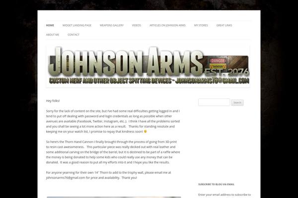 Twenty Twelve theme site design template sample