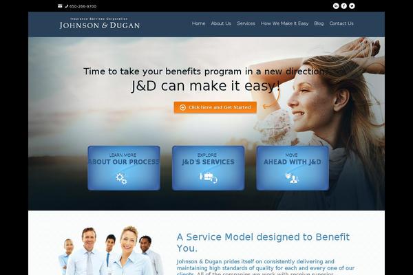 WordPress website example screenshot