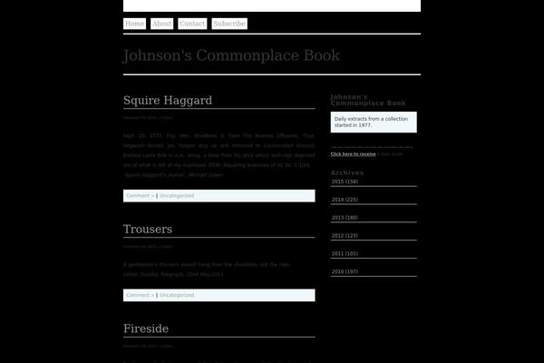 Blass2 theme site design template sample