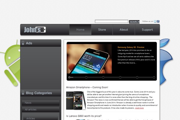WordPress website example screenshot