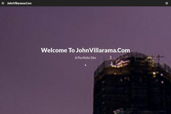 johnvillarama.com site used Honchowp