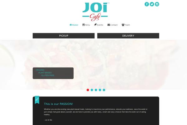 joicafe.com site used Dine & Drink
