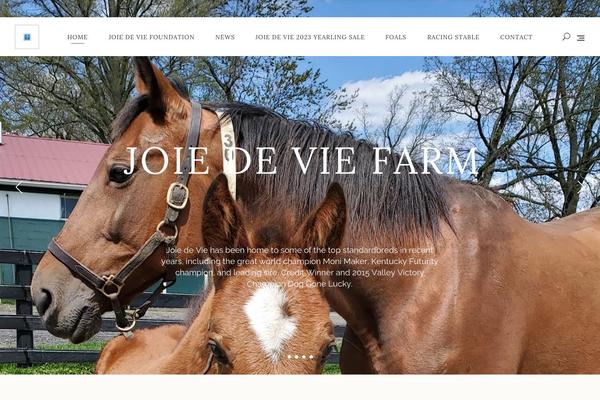 Equine theme site design template sample