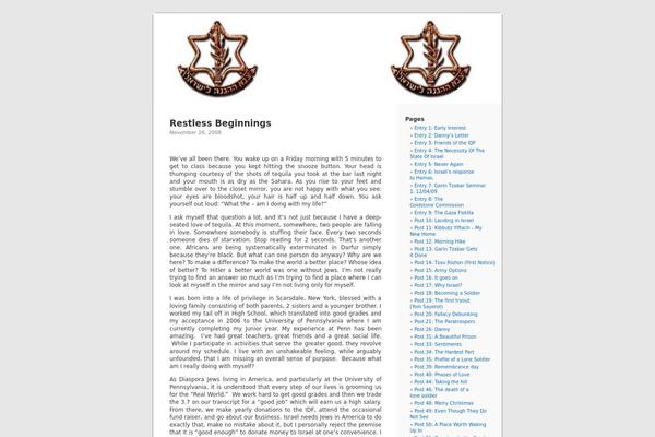 WordPress website example screenshot