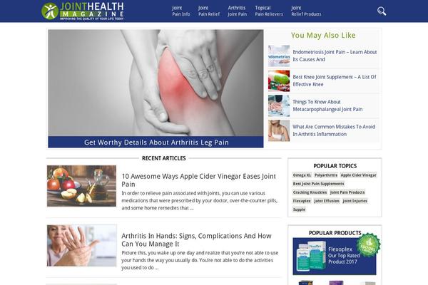 jointhealthmagazine.com site used Jointhealthmagazine
