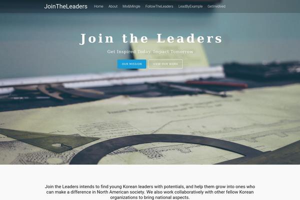 jointheleaders.com site used Tesseract